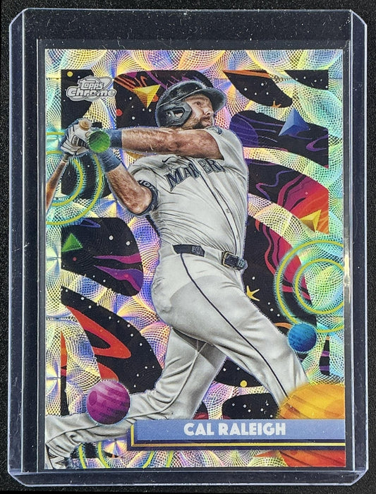 CAL RALEIGH 2025 TOPPS COSMIC CHROME #6 NUCLEUS REFRACTOR MARINERS