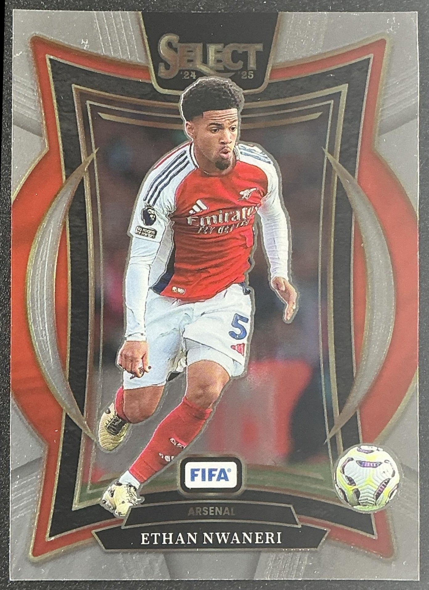 ETHAN NWANERI 2024-25 PANINI SELECT FIFA #12 TERRACE ARSENAL