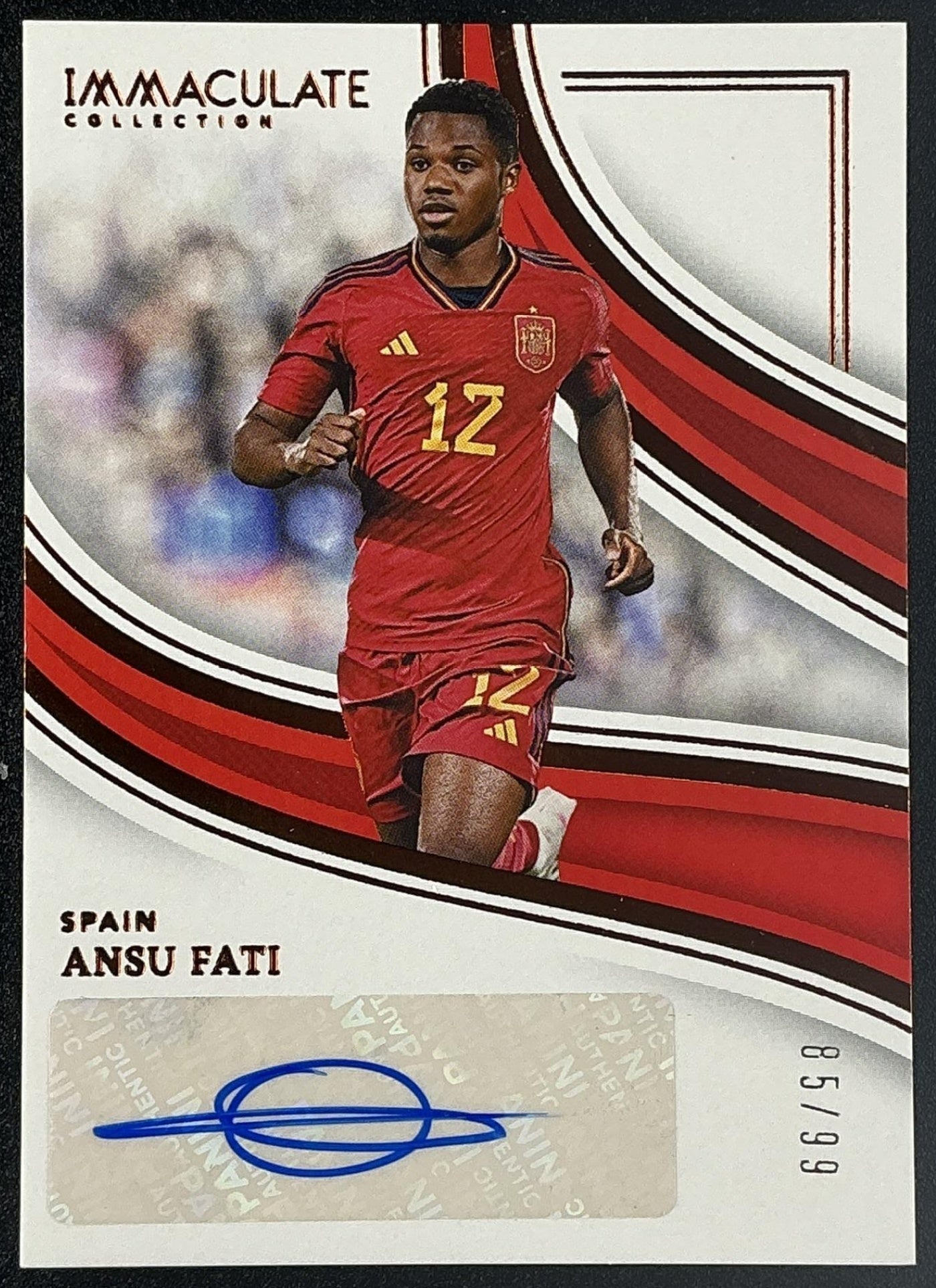 2023 Panini Immaculate Collection Ansu Fati #SI-AF Splendid Signatures /99 Auto