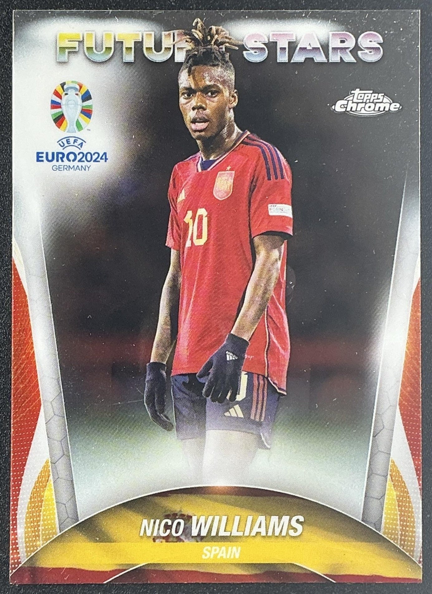 NICO WILLIAMS 2024-25 TOPPS CHROME UEFA EURO #105 SPAIN