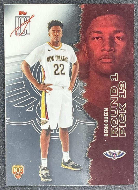 DERIK QUEEN 2025-26 TOPPS SIGNATURE CLASS #110 CHROME ROOKIE RC PELICANS