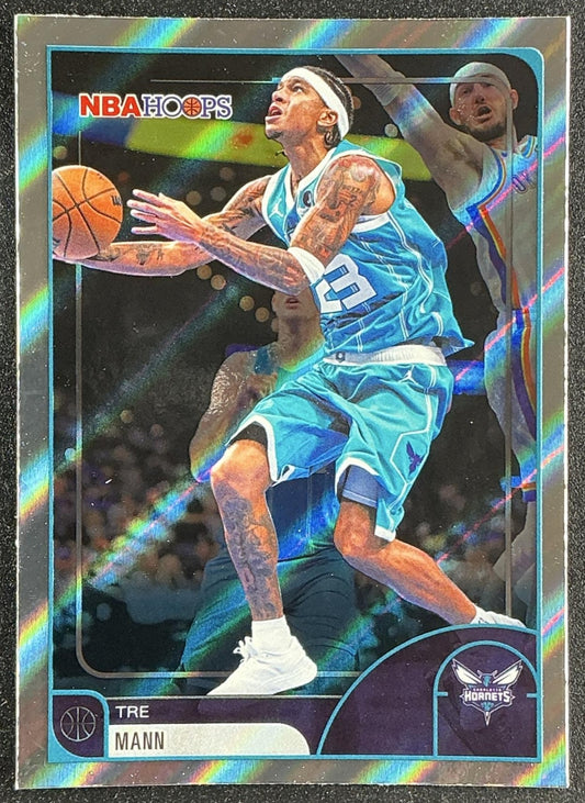 TRE MANN 2025-26 TOPPS HOOPS #127 LIGHT BURST HORNETS