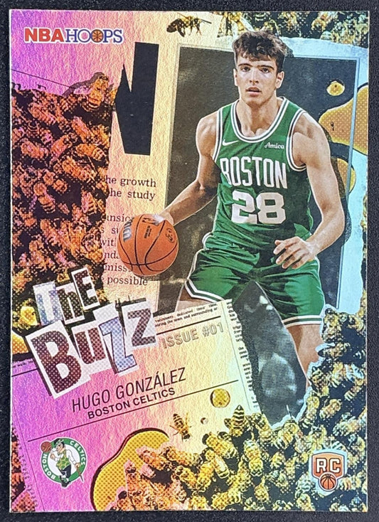 HUGO GONZALEZ 2025-26 TOPPS HOOPS #TB-28 THE BUZZ RC CELTICS