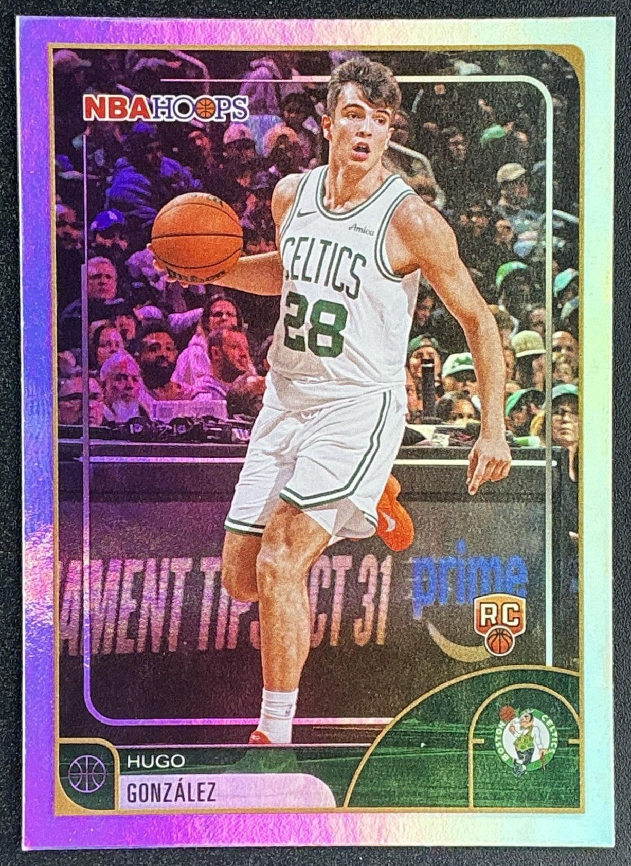 HUGO GONZALEZ 2025-26 TOPPS HOOPS #72 RC CELTICS