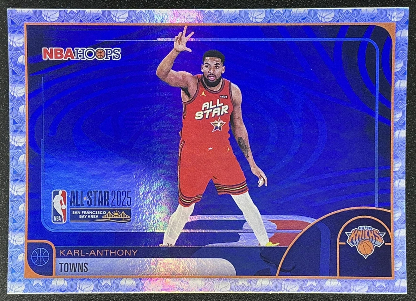 KARL-ANTHONY TOWNS 2025-26 TOPPS HOOPS #292 RAINBOW FOIL ALL-STAR KNICKS