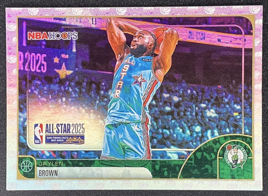 JAYLEN BROWN 2025-26 TOPPS HOOPS #271 RAINBOW FOIL ALL-STAR CELTICS