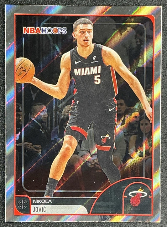 NIKOLA JOVIC 2025-26 TOPPS HOOPS #114 LIGHT BURST HEAT