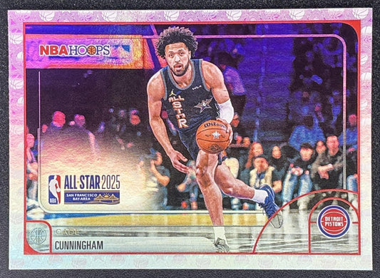 CADE CUNNINGHAM 2025-26 TOPPS HOOPS #282 RAINBOW FOIL ALL-STAR PISTONS