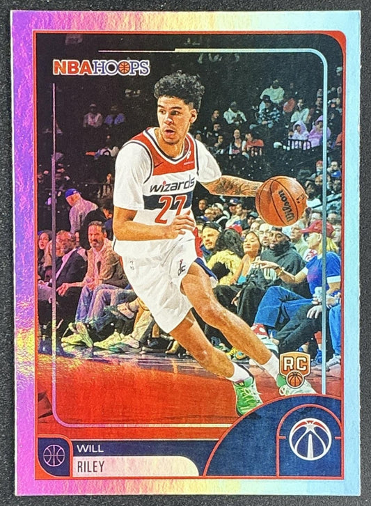 WILL RILEY 2025-26 TOPPS HOOPS #74 RC WIZARDS