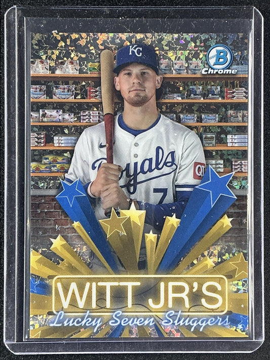 BOBBY WITT JR. 2025 BOWMAN #HS-8 HOBBY STARS CHROME ROYALS