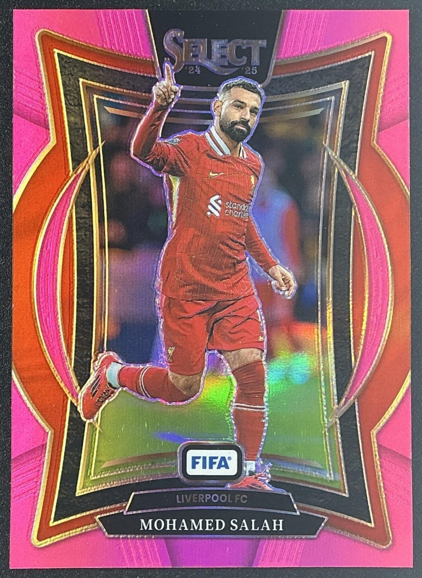 MOHAMED SALAH 2024-25 PANINI SELECT FIFA #19 TERRACE PINK 6/59 LIVERPOOL