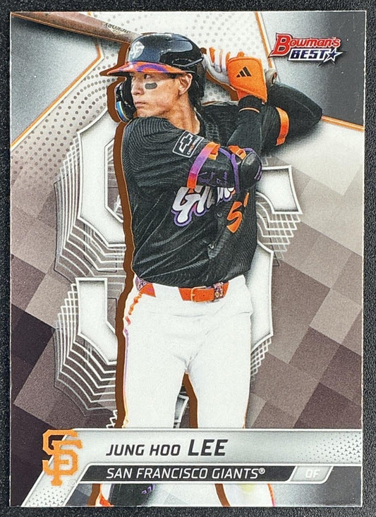 JUNG HOO LEE 2025 BOWMAN'S BEST #7 GIANTS