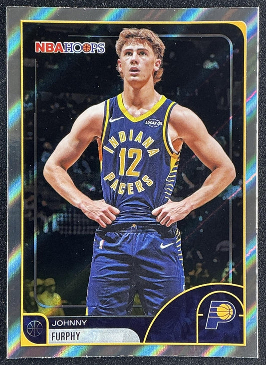 JOHNNY FURPHY 2025-26 TOPPS HOOPS #209 LIGHT BURST PACERS