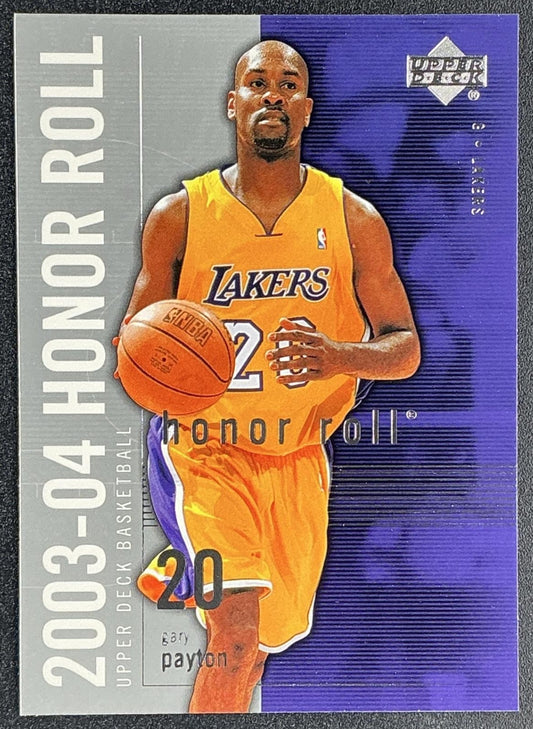 GARY PAYTON 2003-04 UPPER DECK HONOR ROLL #37 LAKERS