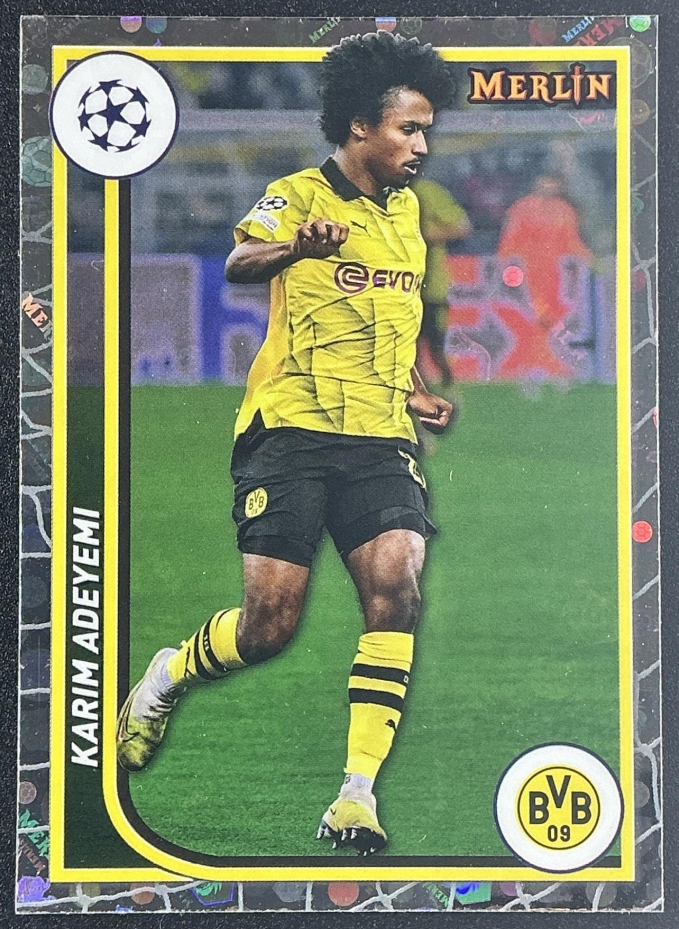2023 Topps Chrome Merlin UEFA Club Competitions Karim Adeyemi Vintage Refractor