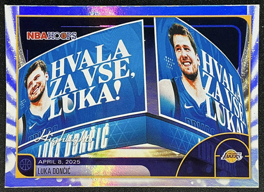LUKA DONCIC 2025-26 TOPPS HOOPS #269 SEASON HIGHLIGHT LAKERS