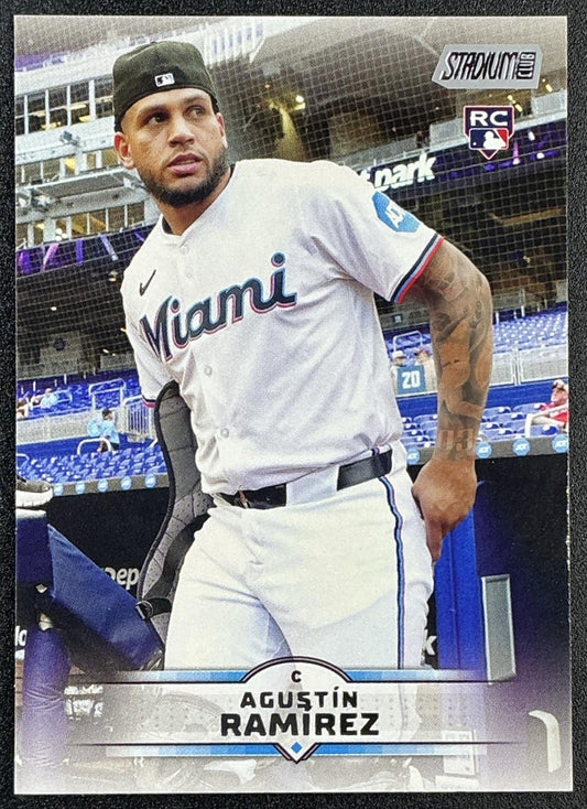 AGUSTIN RAMIREZ 2025 TOPPS STADIUM CLUB #108 RC MARLINS