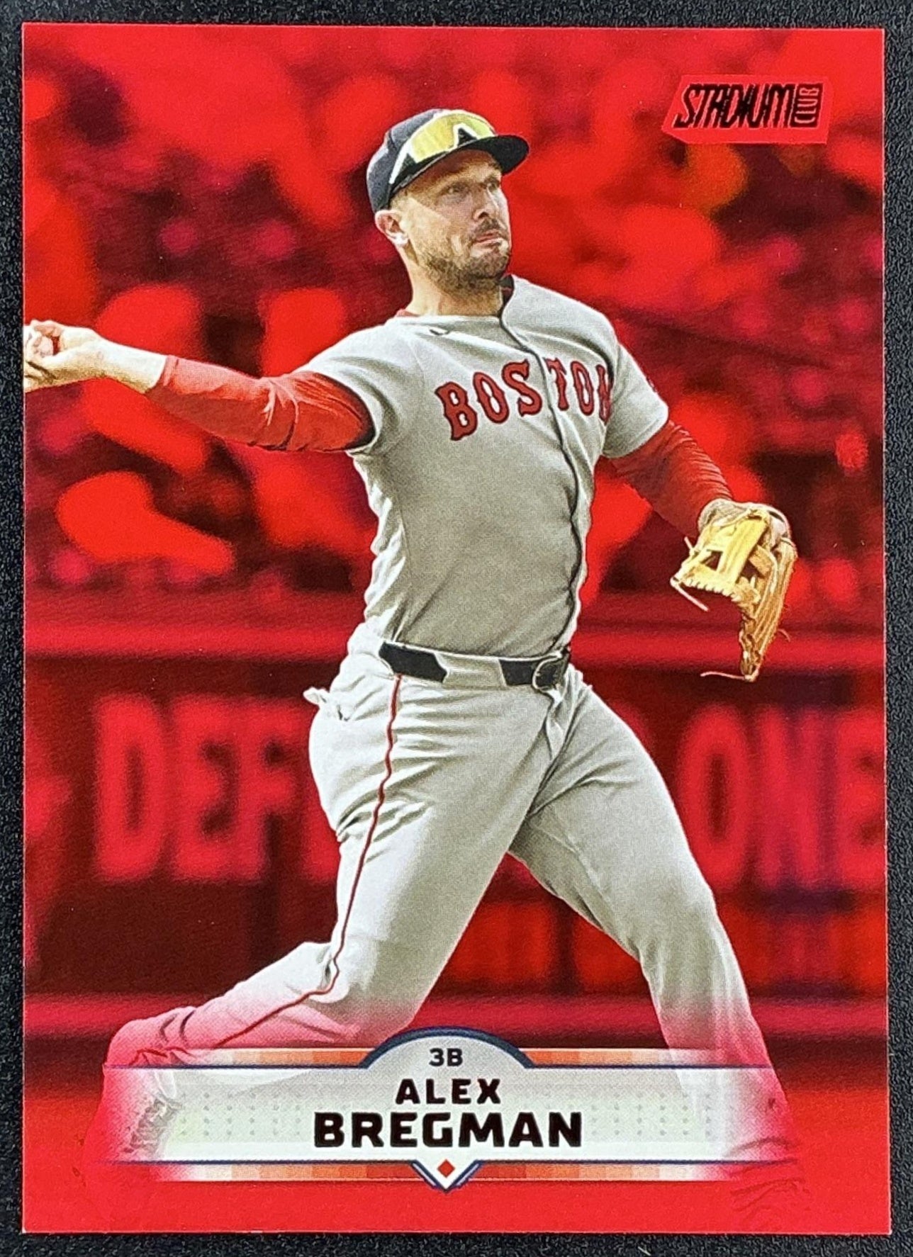 ALEX BREGMAN 2025 TOPPS STADIUM CLUB #10 RED FOIL SOX