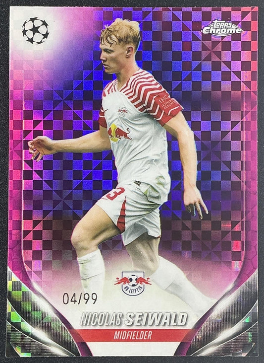 2023 Topps Chrome Nicolas Seiwald #59 Magenta X Fractor /99