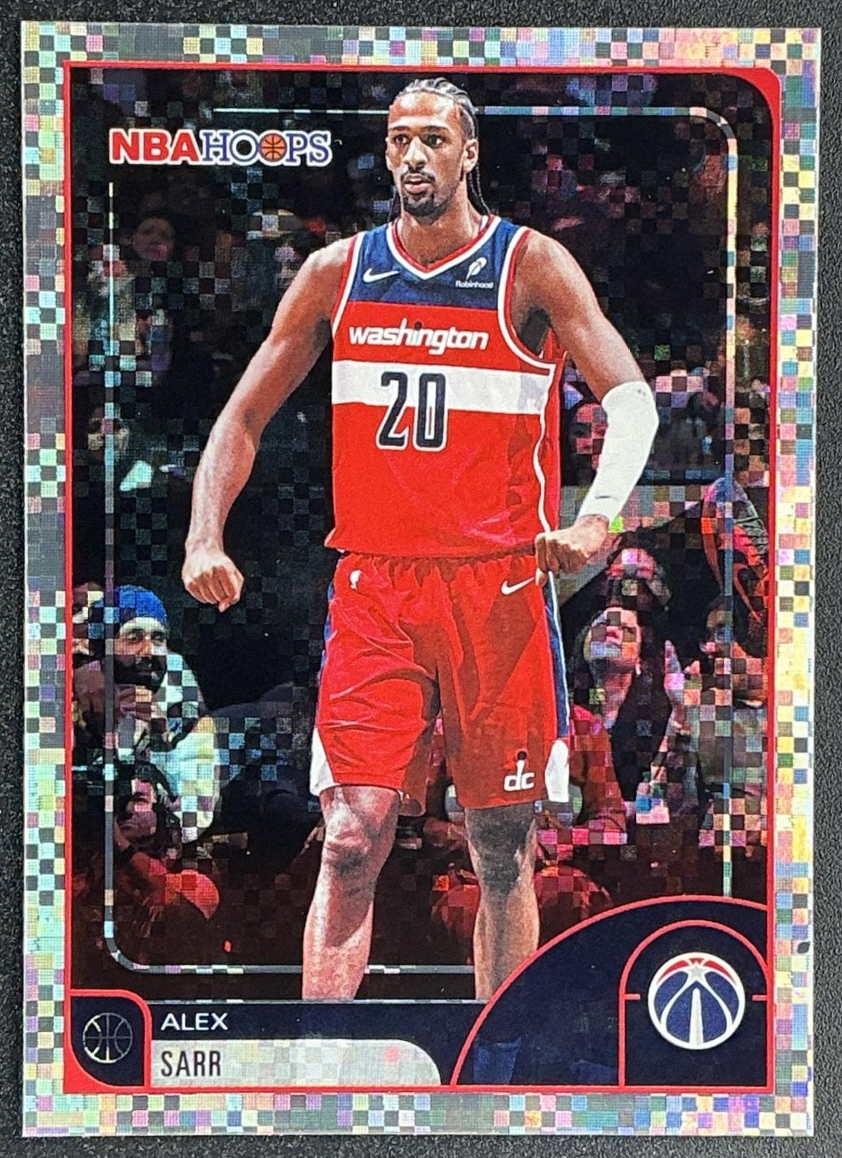 ALEX SARR 2025-26 TOPPS HOOPS #58 LIGHT BURST WIZARDS