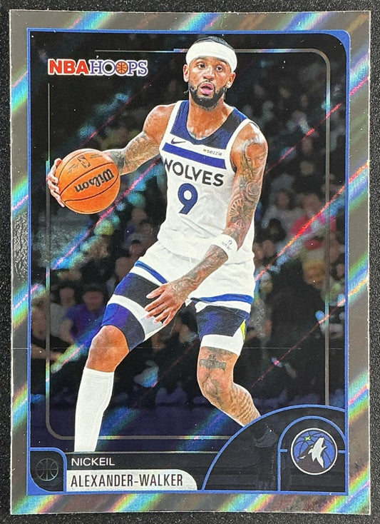 NICKEIL ALEXANDER-WALKER 2025-26 TOPPS HOOPS #134 LIGHT BURST TIMBERWOLVES