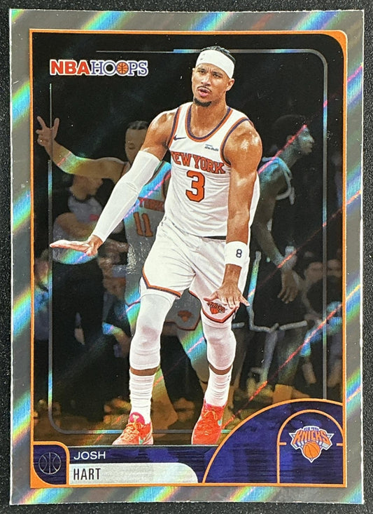 JOSH HART 2025-26 TOPPS HOOPS #124 LIGHT BURST KNICKS