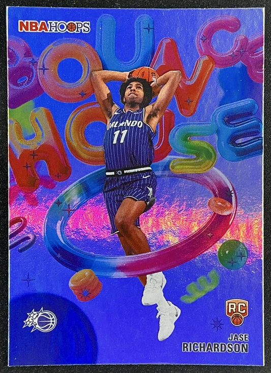 JASE RICHARDSON 2025-26 TOPPS HOOPS #BH-25 BOUNCE HOUSE RAINBOW FOIL RC MAGIC