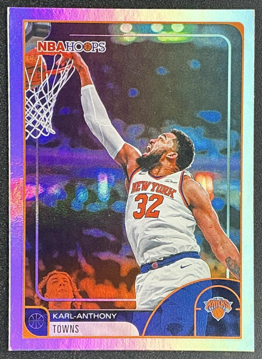 KARL-ANTHONY TOWNS 2025-26 TOPPS HOOPS #249 RAINBOW FOIL KNICKS
