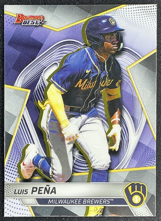 LUIS PENA 2025 BOWMAN'S BEST #TP-24 TOP PROSPECTS BREWERS