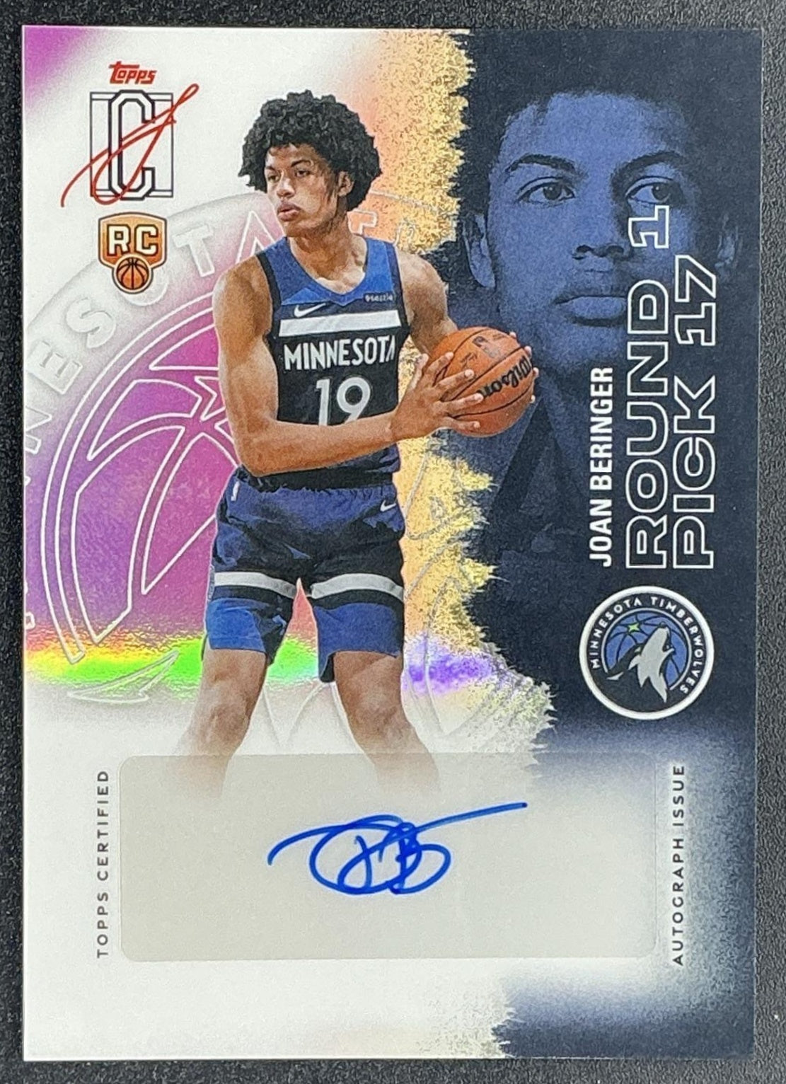 2025 Topps Signature Class Joan Beringer #RCC-JBE Rookie Chrome Auto RC