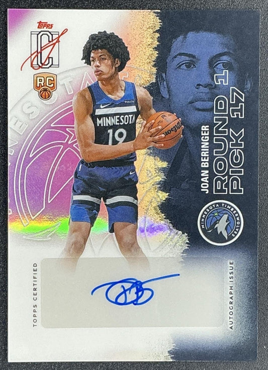 2025 Topps Signature Class Joan Beringer #RCC-JBE Rookie Chrome Auto RC
