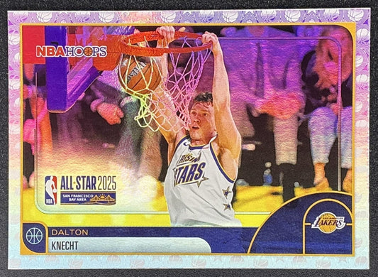 DALTON KNECHT 2025-26 TOPPS HOOPS #298 RAINBOW FOIL ALL-STAR LAKERS