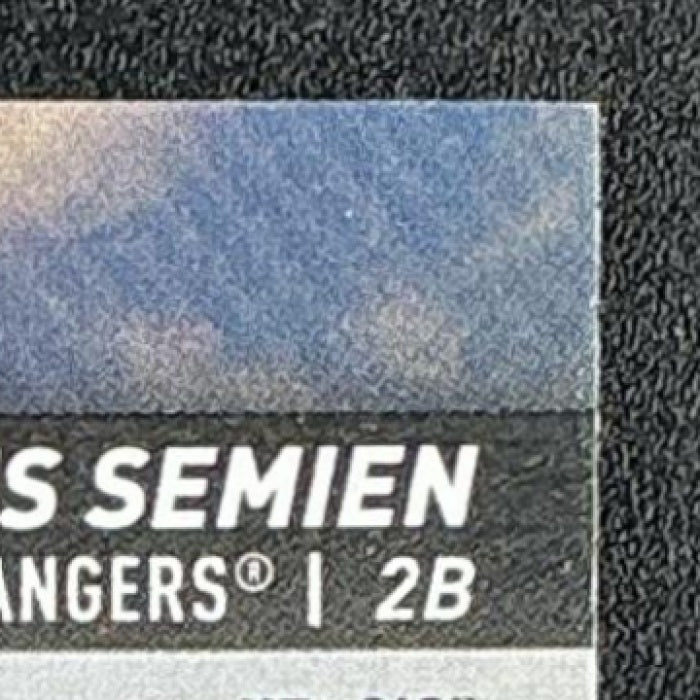MARCUS SEMIEN 2025 TOPPS STADIUM CLUB #137 RED FOIL RANGERS