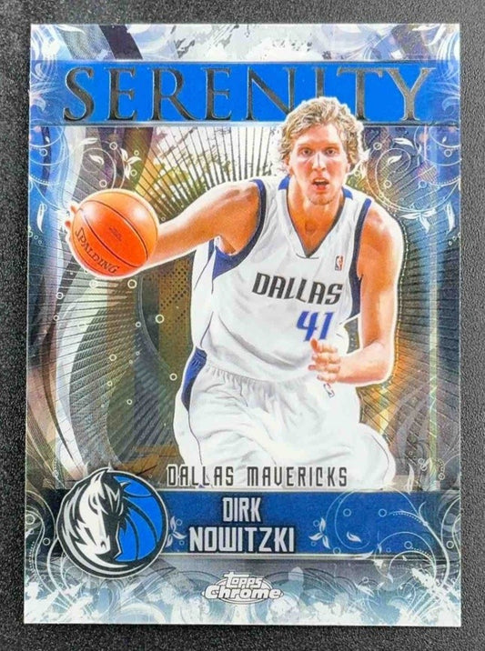 DIRK NOWITZKI 2025-26 TOPPS CHROME #SY-10 SERENITY MAVERICKS