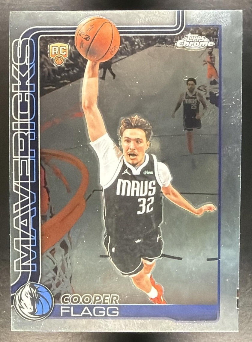 COOPER FLAGG 2025-26 TOPPS CHROME UPDATE #151 RC MAVERICKS