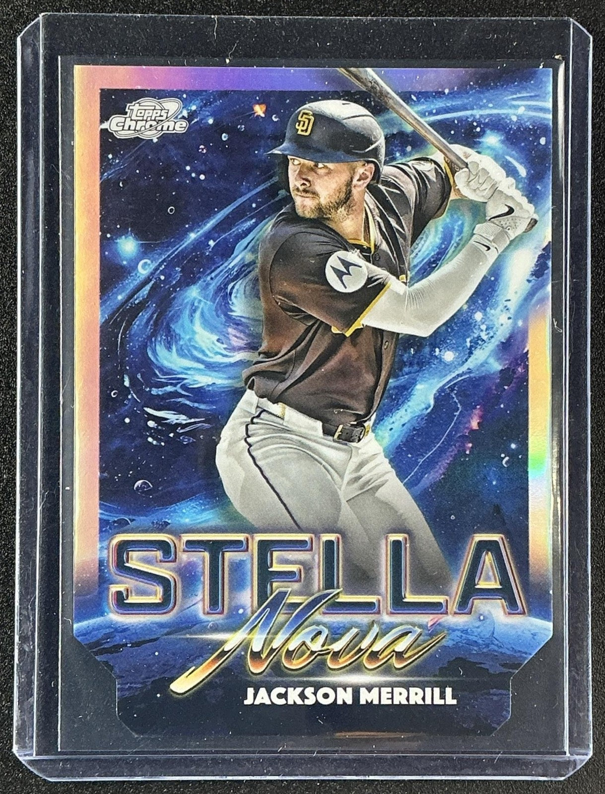 JACKSON MERRILL 2025 TOPPS COSMIC CHROME #SN-2 STELLA NOVA PADRES