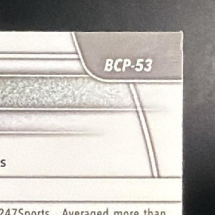 2025 Bowman Cam Ward #BCP-53 Chrome Mini Diamond Refractor 1st Prospect