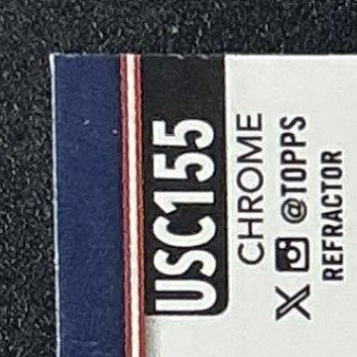 CARSON MCCUSKER 2025 TOPPS CHROME UPDATE #USC155 REFRACTOR RC TWINS