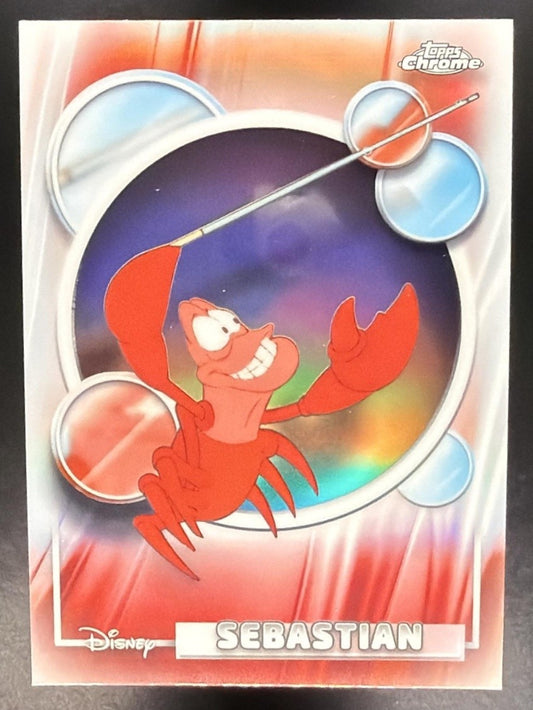 SEBASTIAN 2026 TOPPS CHROME DISNEY #107 REFRACTOR THE LITTLE MERMAID