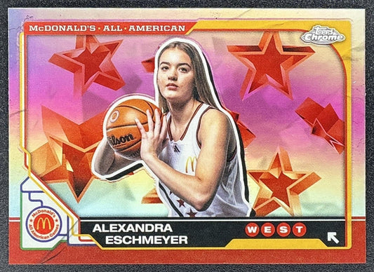 ALEXANDRA ESCHMEYER 2025 TOPPS CHROME MCDONALD'S ALL-AMERICAN #68 REFRACTOR