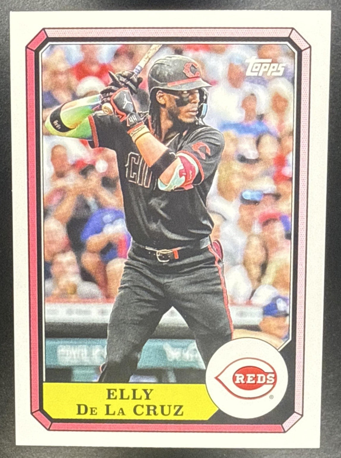 ELLY DE LA CRUZ 2025 TOPPS ARCHIVES #87BB-15 1987 BOARDWALK AND BASEBALL REDS