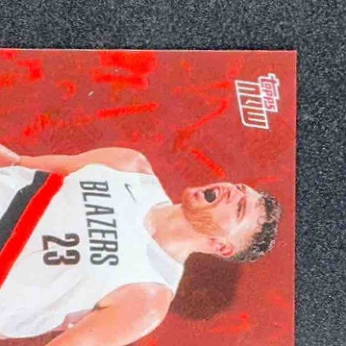 Donovan Clingan 2026 Topps NOW Rising Stars Blazers #RS16 NBA LOGO FOIL