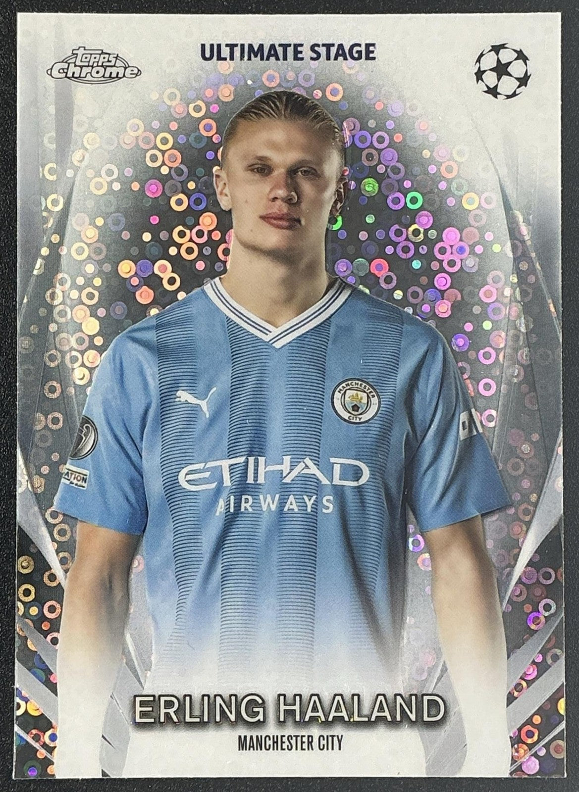 2023 Topps UEFA Club Competitions Erling Haaland #USC-32 Ultimate Stage Chrome