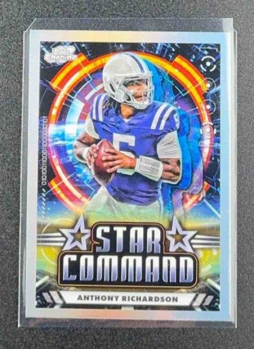 ANTHONY RICHARDSON 2024 TOPPS COSMIC CHROME #SC-14 STAR COMMAND COLTS