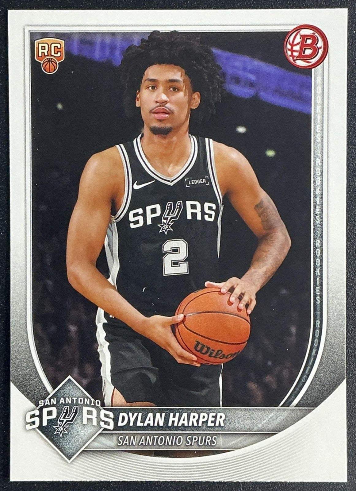 DYLAN HARPER 2025-26 BOWMAN #2 RC SPURS