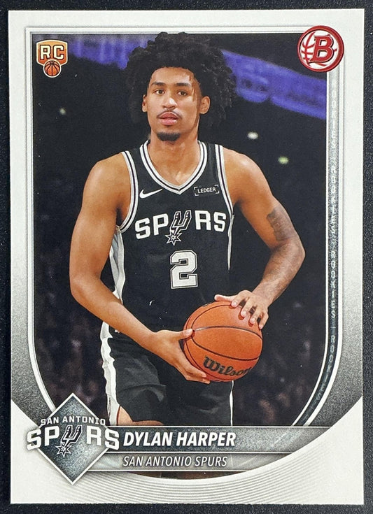 DYLAN HARPER 2025-26 BOWMAN #2 RC SPURS
