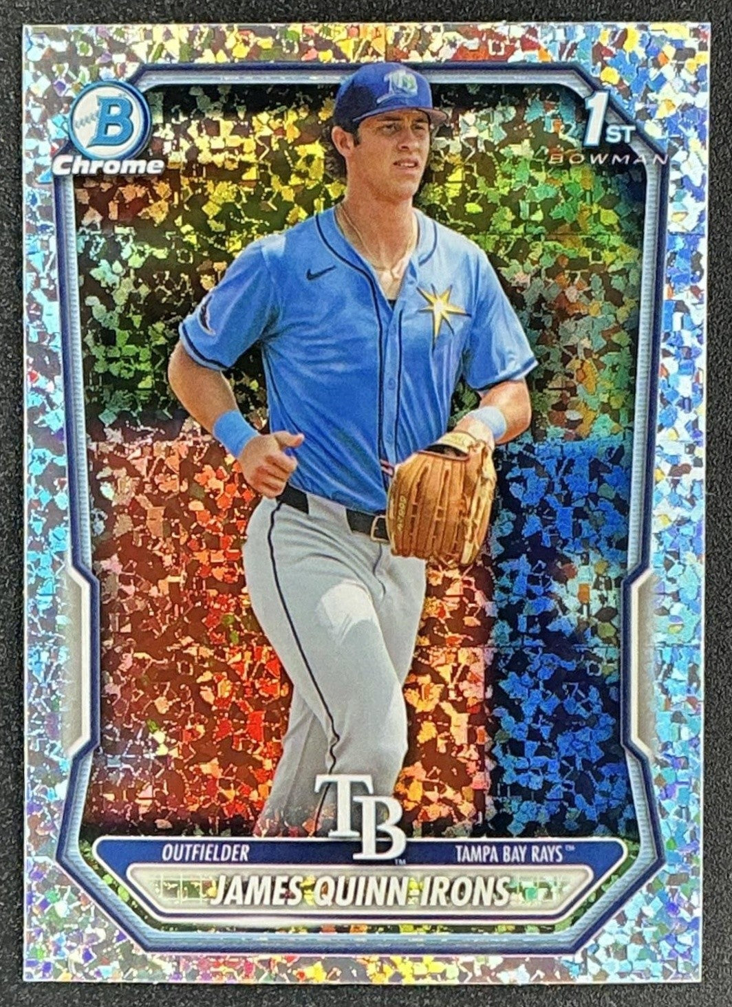 2026 Bowman James Quinn-Irons #BCP-4 Chrome Mini-Diamond Refractor 1st Prospect