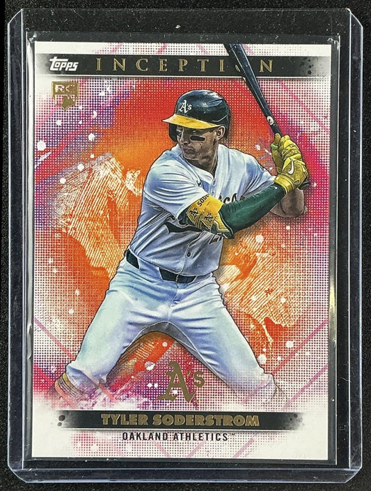 TYLER SODERSTROM 2024 TOPPS INCEPTION #47 RC ATHLETICS