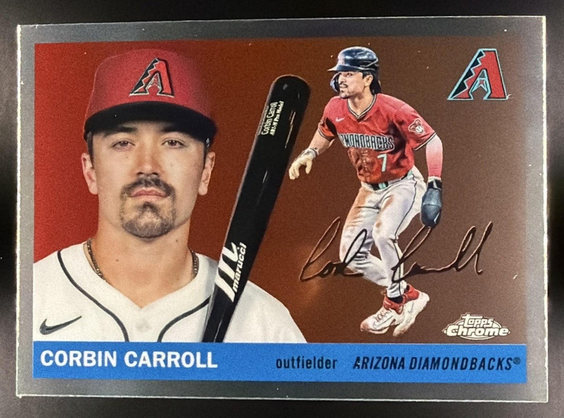CORBIN CARROLL 2025 TOPPS CHROME PLATINUM ANNIVERSARY #70 DIAMONDBACKS