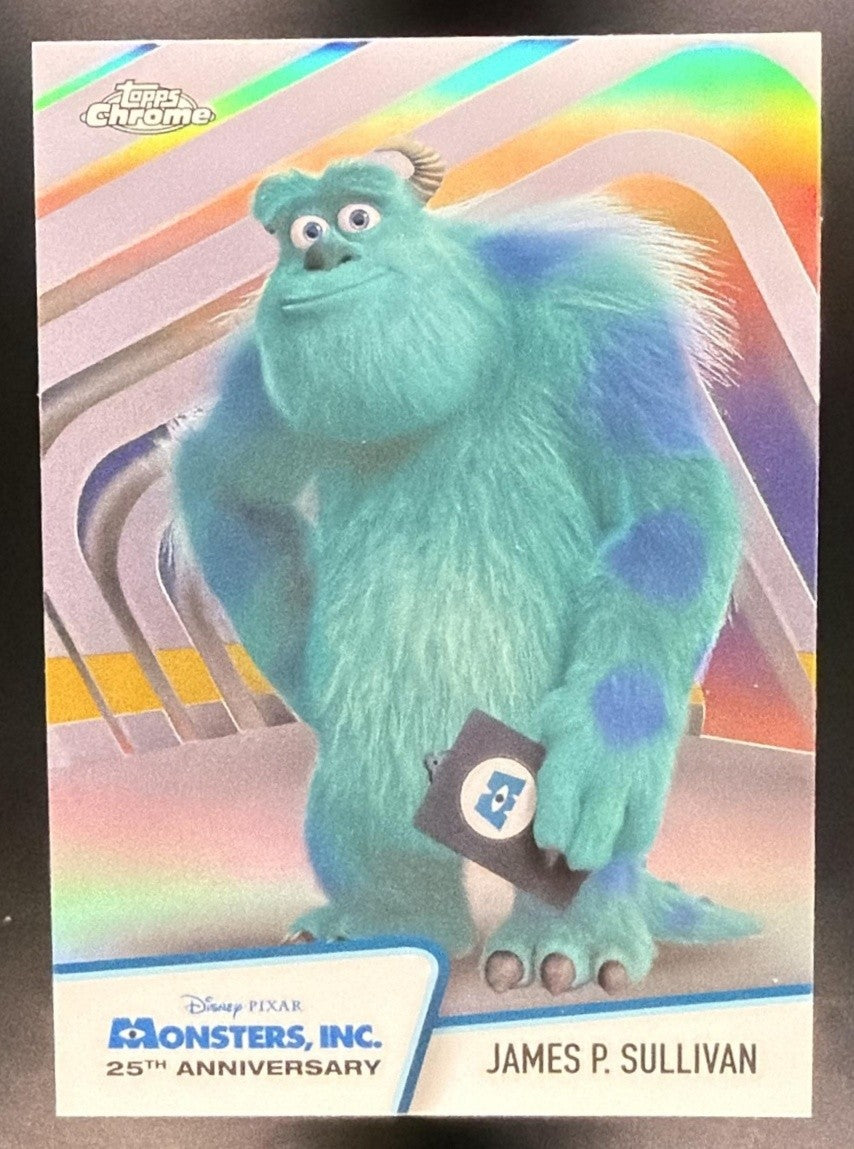JAMES P. SULLIVAN 2026 TOPPS CHROME DISNEY #MI-1 MONSTERS, INC. 25TH ANNIVERSARY